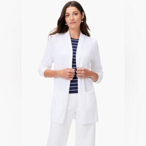 Nic+Zoe Paper White COFFEE RUN CARDIGAN Size XXL
